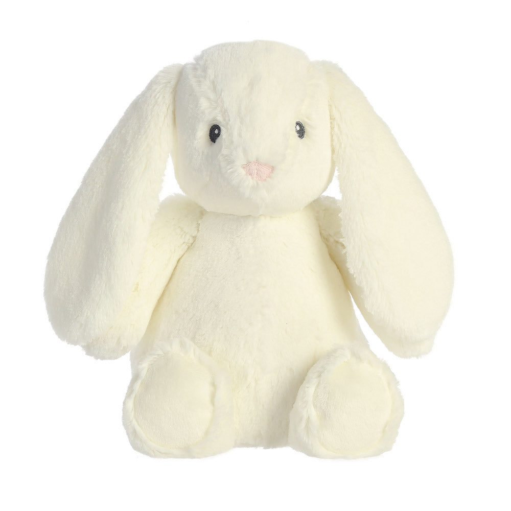 Peluche bébé lapin blanche douce
