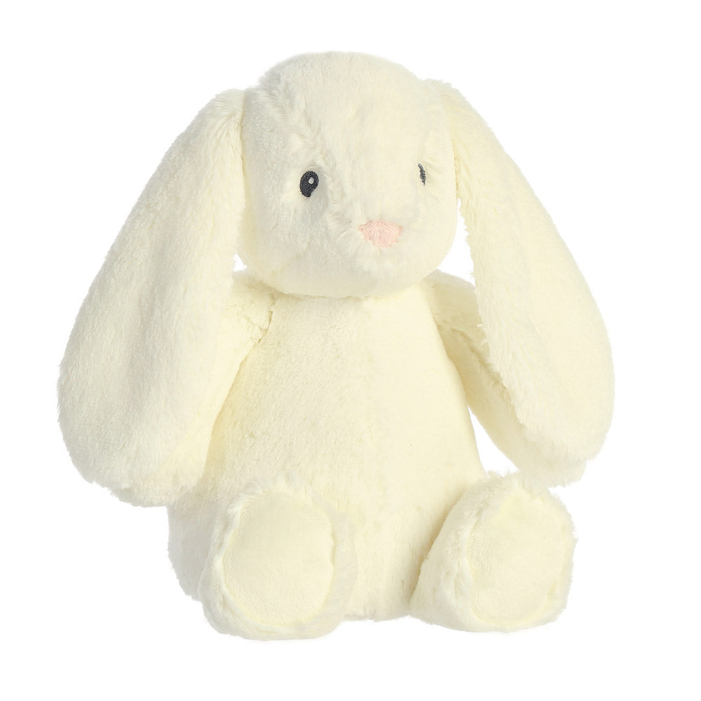 Peluche bébé lapin blanche douce