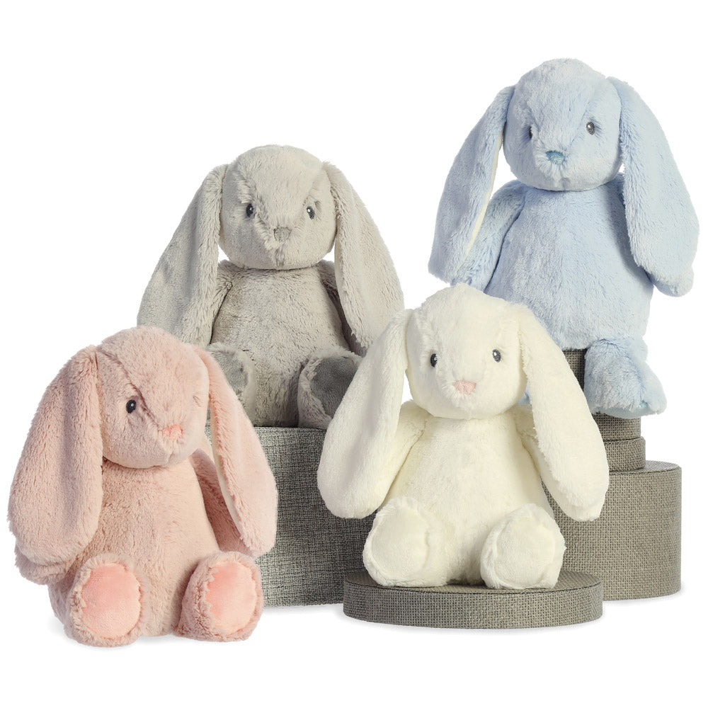 Peluche bébé lapin blanche douce