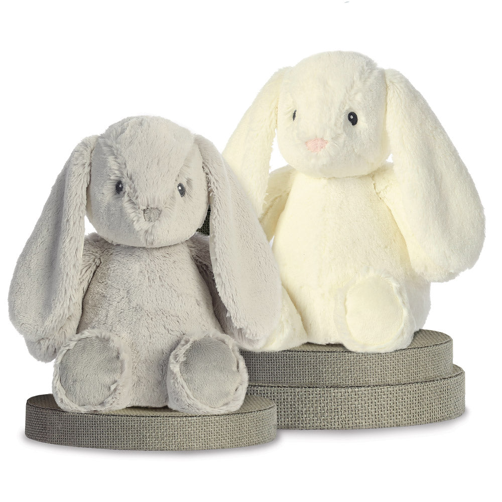 Peluche bébé lapin blanche douce