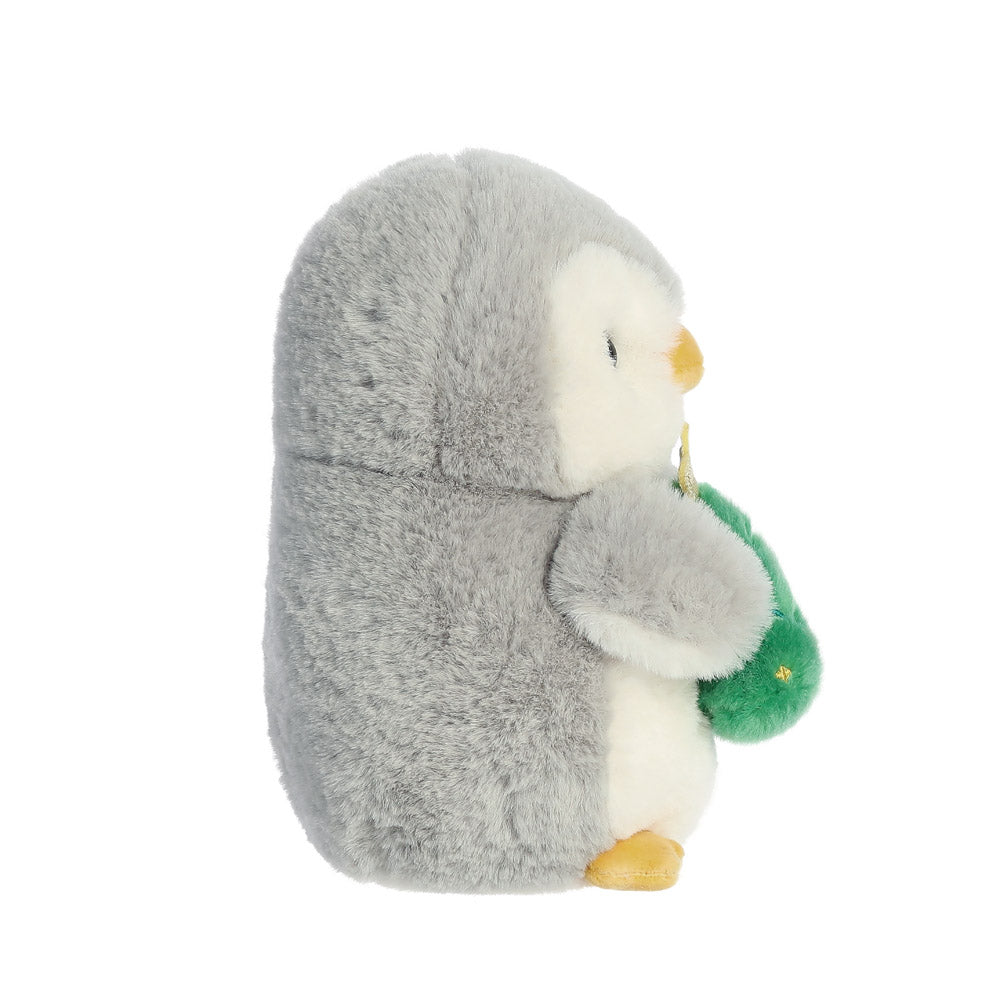 Penguin with Christmas Tree Soft Toy