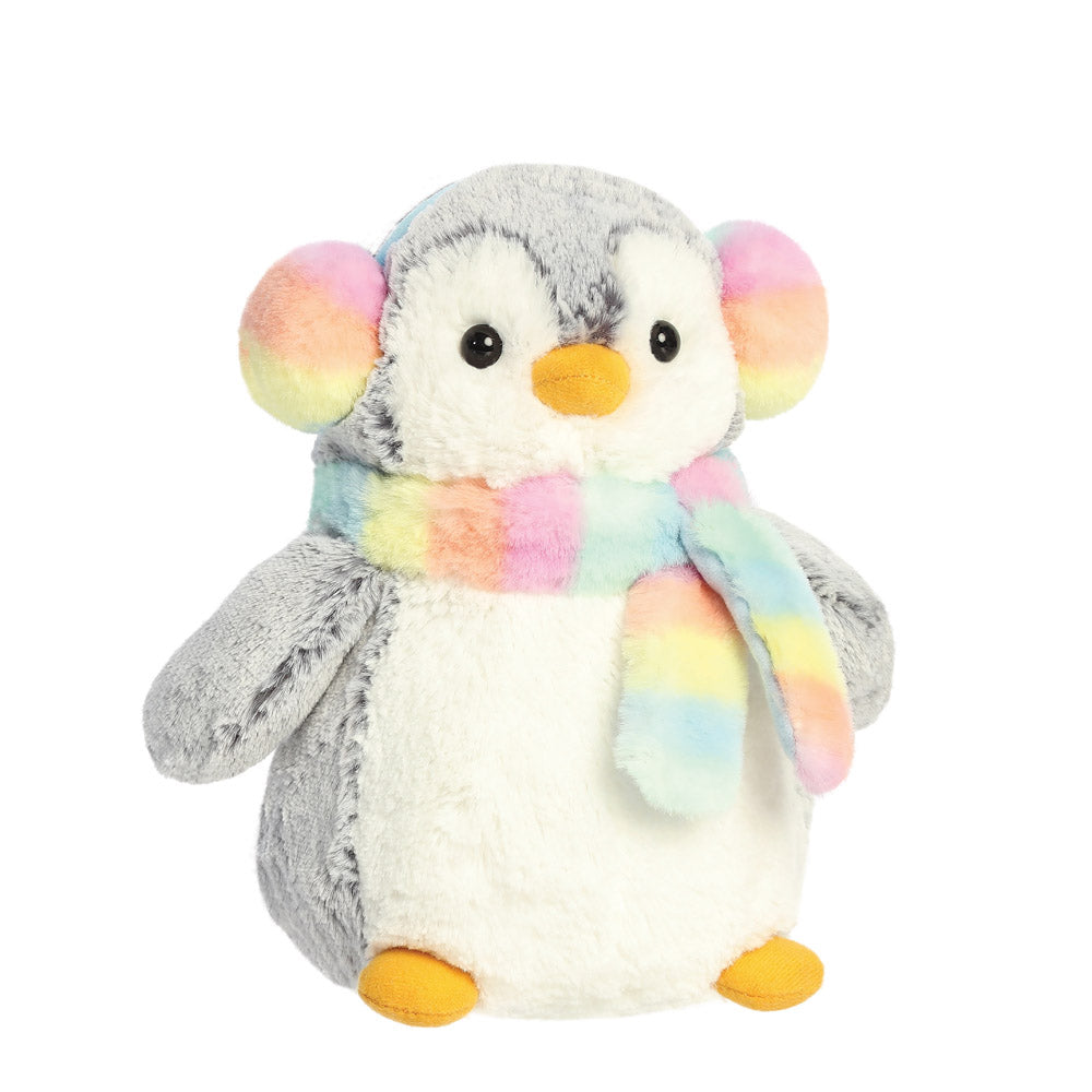 Penguin Muffs & Scarf Soft Toy