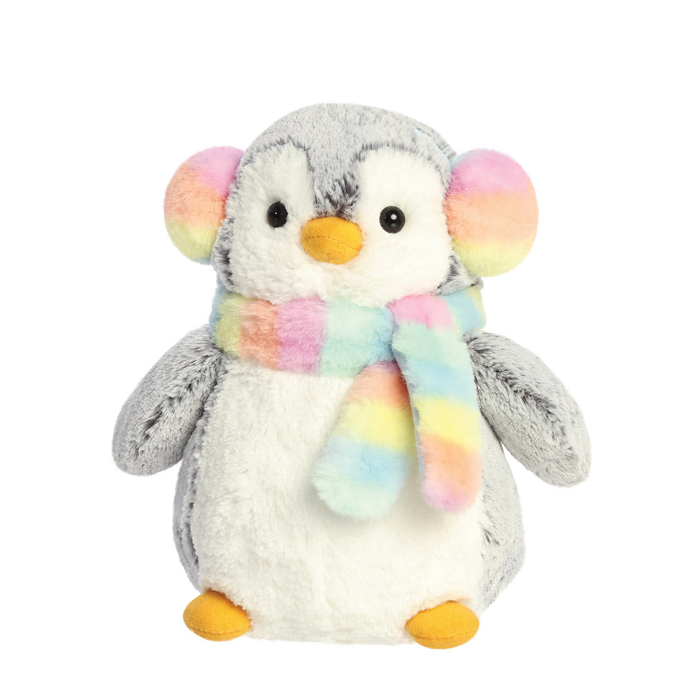 Penguin Muffs & Scarf Soft Toy