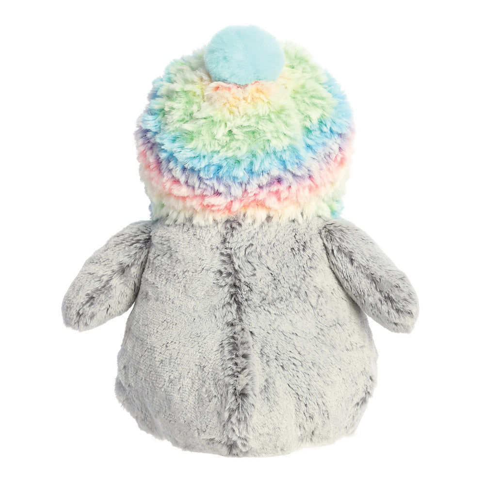 Penguin Rainbow Hat Soft Toy