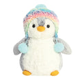 Penguin Rainbow Hat Soft Toy